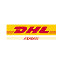 DHL Express logo.