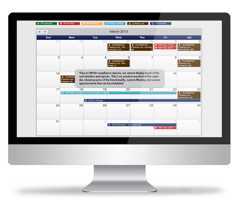 Online Calendar Designs, Examples & Options – Clarity Demos