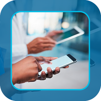 Cell phone portals in a medical facility must maintain HIPAA security best practices.