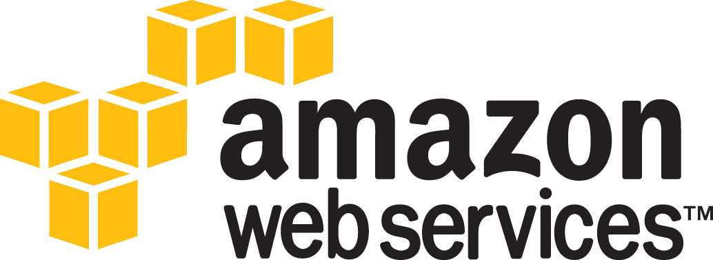 Amazon web services logo.