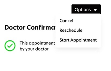 appointment options