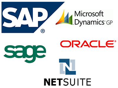 ERP Systems Enterprise Resource Management Netsuite Dynamics GP Oracle SAP Sage