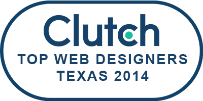 Clarity's Clutch award for web design