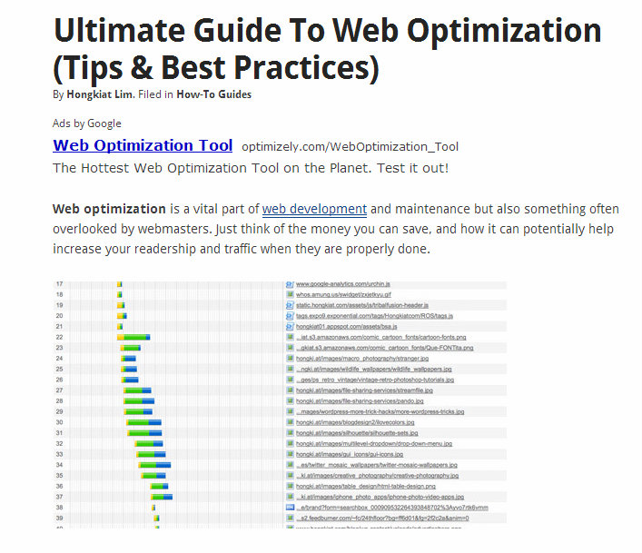 guide to web page optimization best practices for enterprise business
