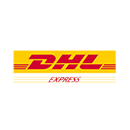 DHL Express logo.